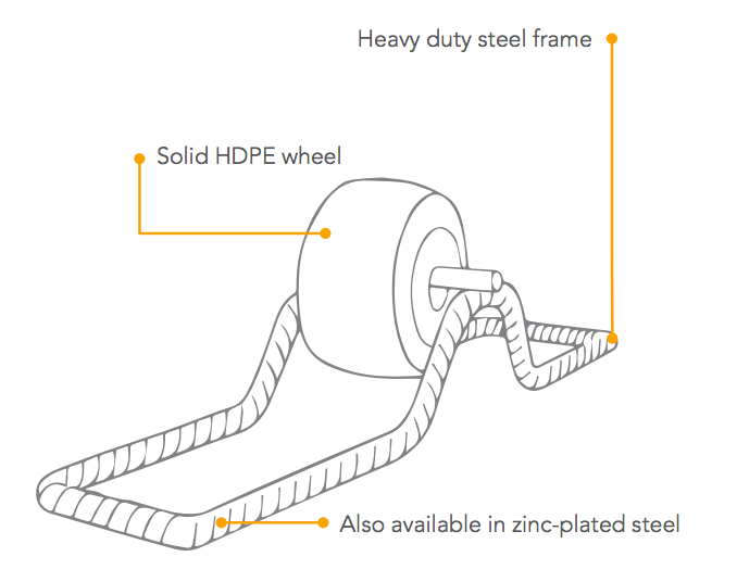 CageCaster Construction Spacers Diagram