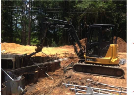 Crew Working on the Leon County Drainage Easement